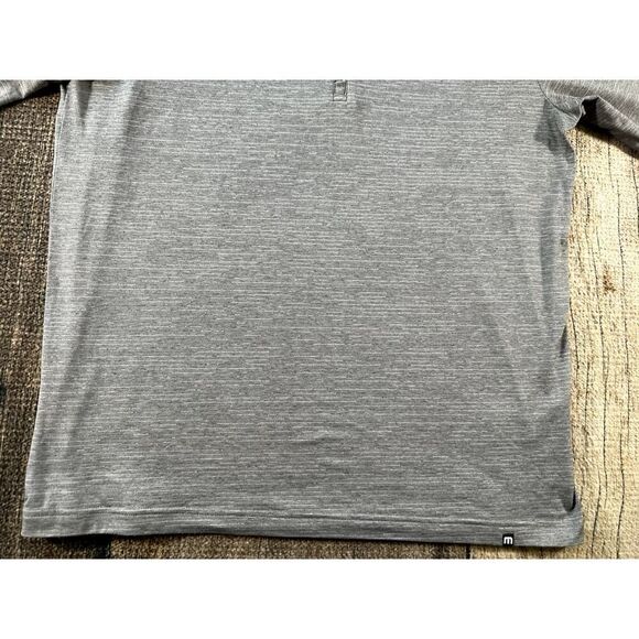Travis Mathew The Heater Quarter Zip Mens L Grey Pullover Golf Performance - Picture 3 of 9